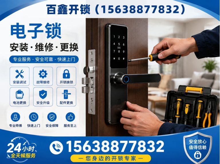 登封市电子锁安装维修展示图